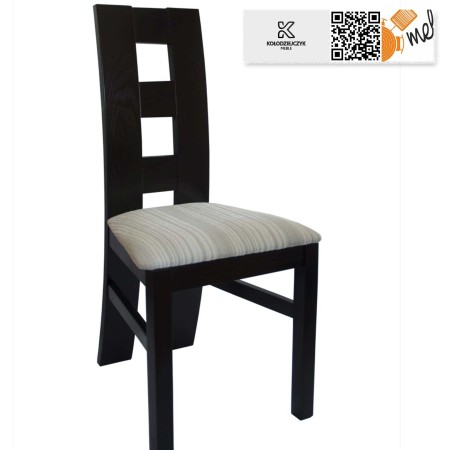 Krzesło drewniane K42 tapicerowane siedzisko