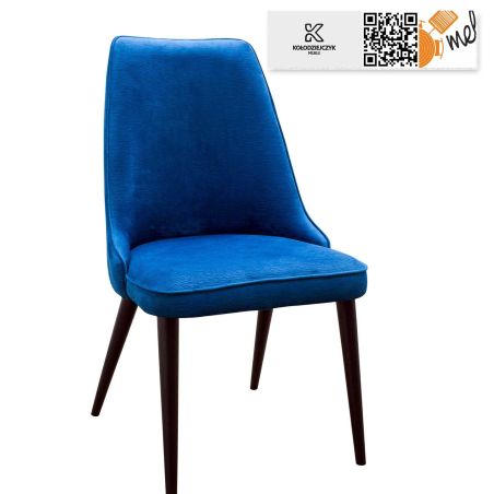 Krzesło tapicerowane drewniane K151 czarne nogi
