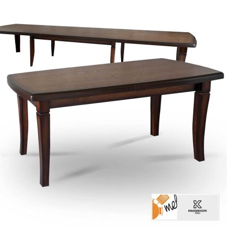 Stół rozkładany S12 Karat stylowy drewniany 8 nóg