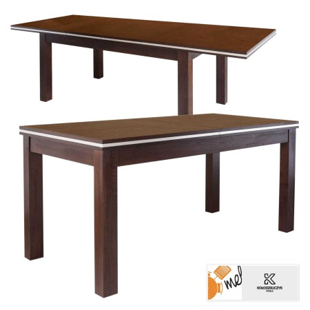 Prostokątny stół S19 drewniany rozkładany