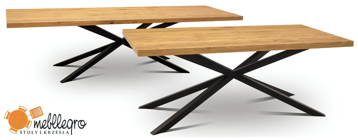 Rozkładany Stół S24 Pająk Z Metalowymi Nogami